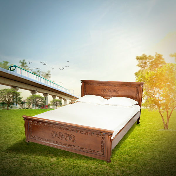 Wooden King Bed