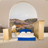 Five Items Semi Classic Legend Bed Room Set