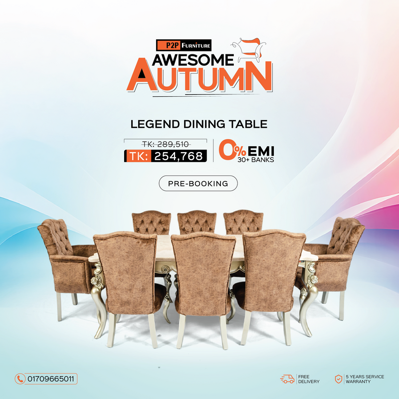 Legend Dining Table- (8 pax)