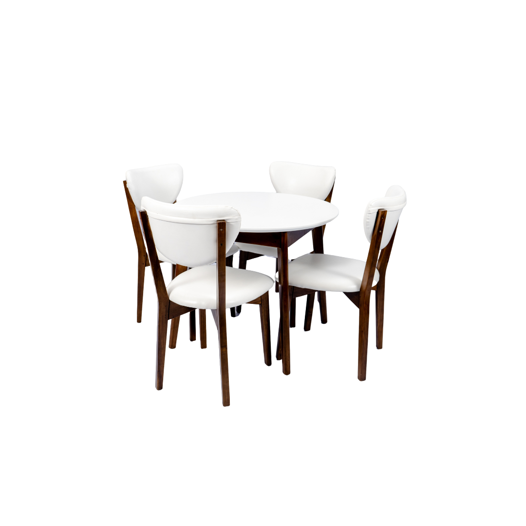 4 pax -Round Dining Table Set