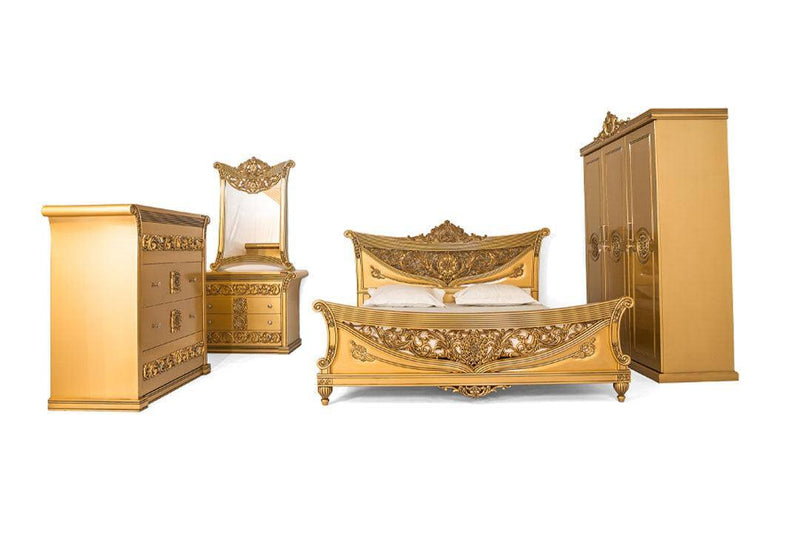 Four Items Victorian Galaxy Bed Room Set
